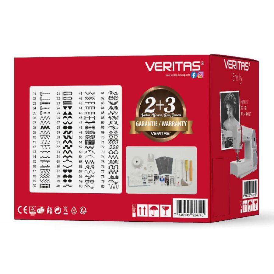 Veritas Emily naaimachine computergestuurd